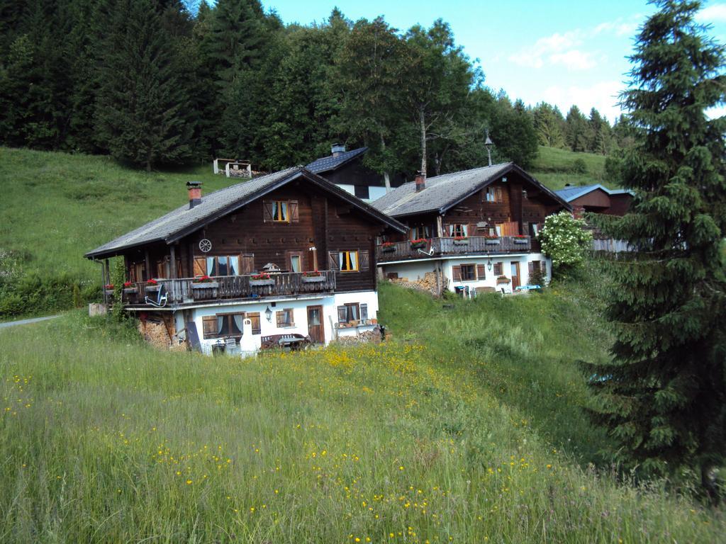 Ferienwohnungen Im Blockhaus Metzler Шварценберг-им-Брегенцервальд Экстерьер фото