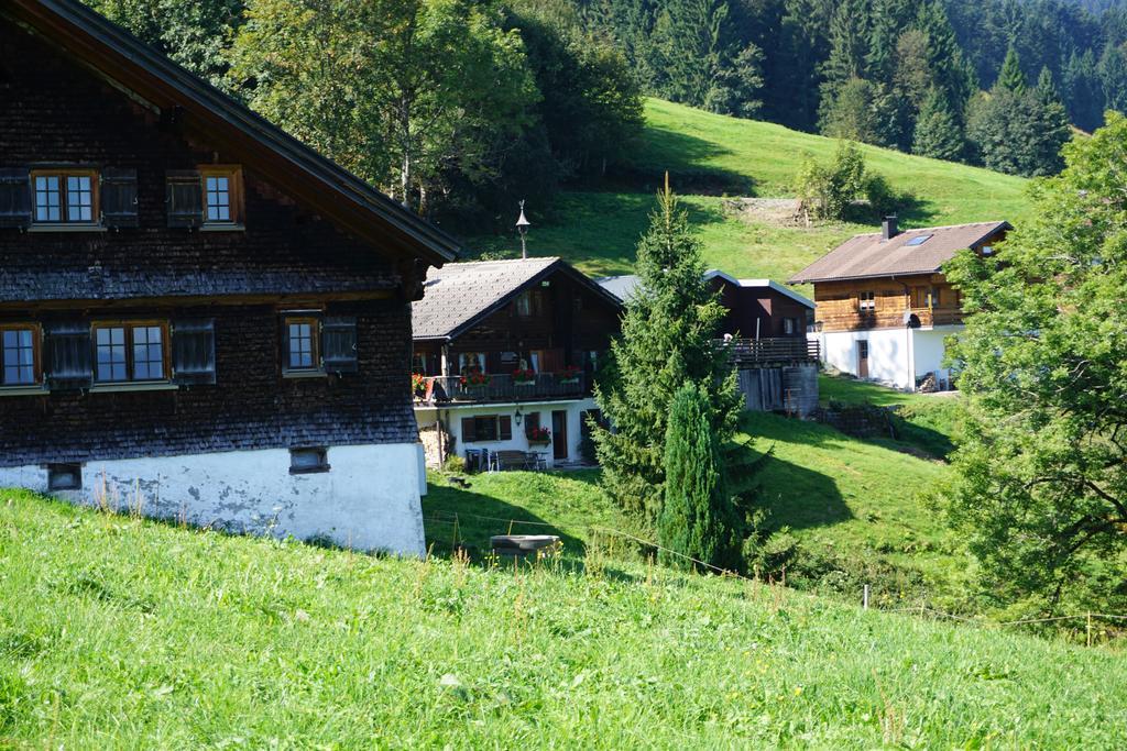 Ferienwohnungen Im Blockhaus Metzler Шварценберг-им-Брегенцервальд Экстерьер фото
